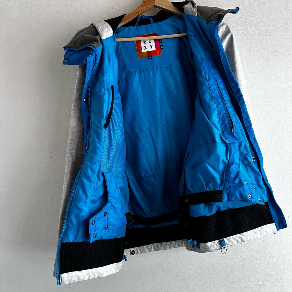 Women's Roxy Jacket Size M Blue & Gray - Picture 5 of 9